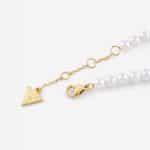 Ατσάλινο βραχιόλι Guess Borboleta Pearls Gold