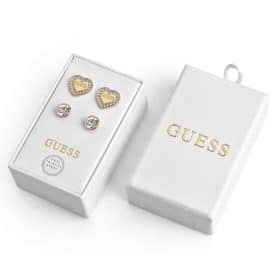 Ατσάλινα Σκουλαρίκια Guess Toc Gold Gift Set