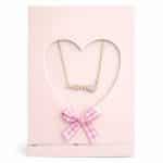 Κολιέ So Cute Mama Heart Sparkle Gold