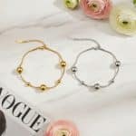 Βραχιόλι So Cute Sphere Line Gold