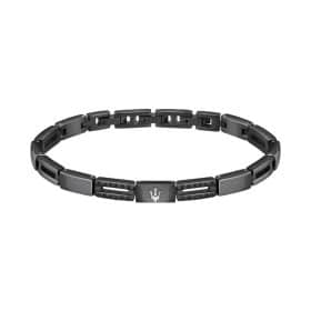 Ανδρικό Βραχιόλι Maserati JM223ATZ21 Ceramic Black