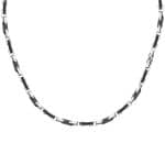 Ανδρικό Κολιέ Maserati Ceramic JM226ATZ72 Silver Black