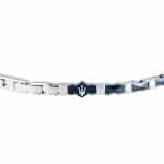 Ανδρικό Βραχιόλι Maserati JM226ATZ84 Ceramic Silver Blue