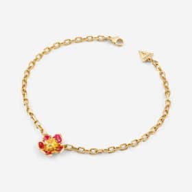 Ατσάλινο βραχιόλι Guess Floris Gold