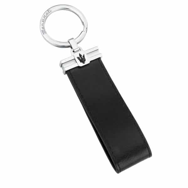 Μπρελόκ Maserati KMU2230102 Leather Loop Black