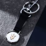 Μπρελόκ Maserati KMU5240101 Elegance Leather Rose Gold
