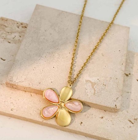 Γυναικείο Κολιέ Peebls Blossom Pearl