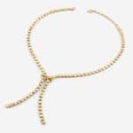 Ατσάλινο Κολιέ Guess Ace of Diamonds Gold