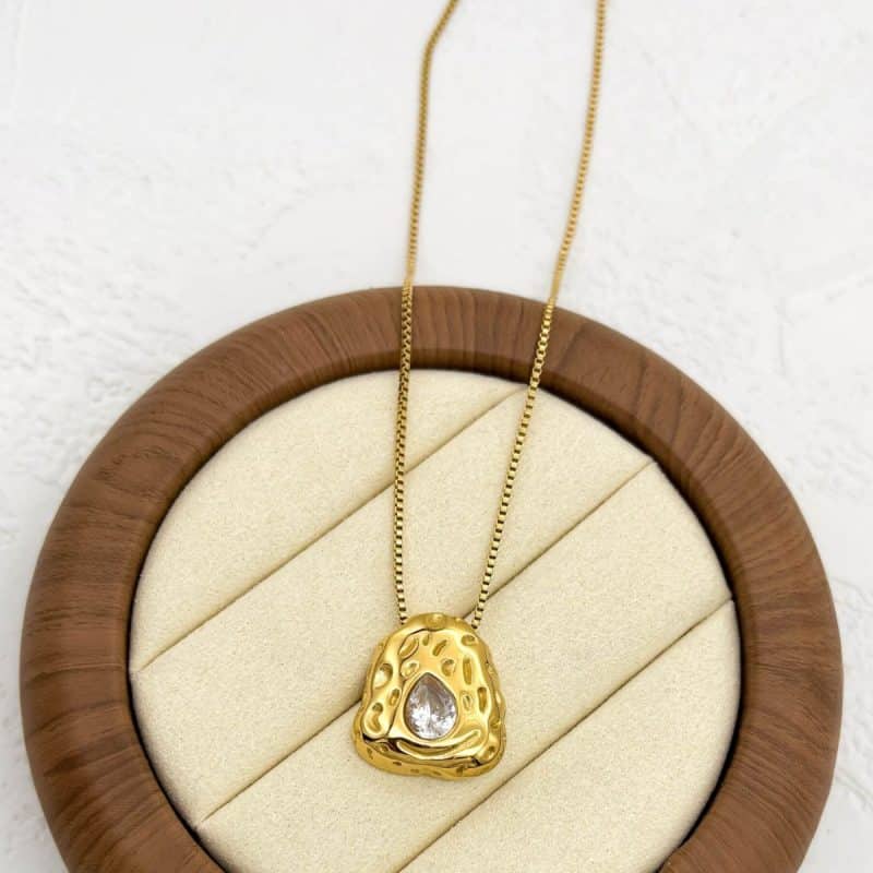 Κολιέ Peebls Golden Drop