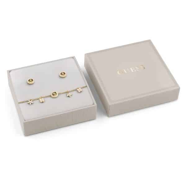 Γυναικείο Σετ Κοσμημάτων Guess Secret Garden Gold