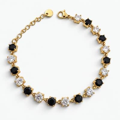 Βραχιόλι Peebls Midnight Ice Gold Bracelet