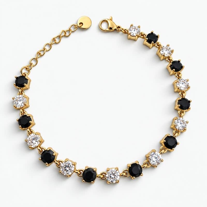 Βραχιόλι Peebls Midnight Ice Gold Bracelet
