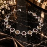 Βραχιόλι Peebls Chromatic Halo Burgundy Champagne Silver
