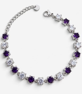 Βραχιόλι Peebls Violet Ice Silver Bracelet