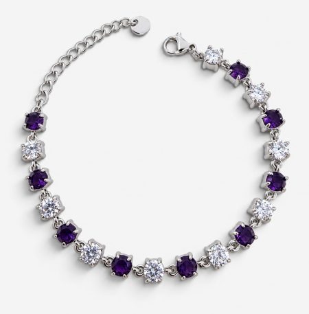 Βραχιόλι Peebls Violet Ice Silver Bracelet