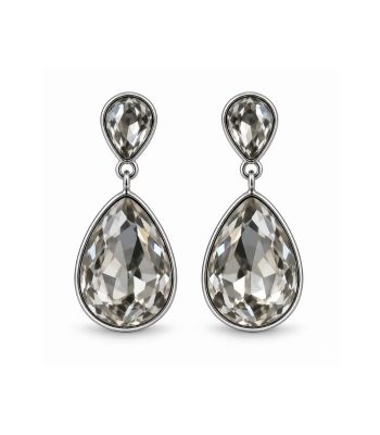 Σκουλαρίκια Peebls Crystal Cascade Clear Silver