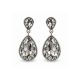Σκουλαρίκια Peebls Crystal Cascade Clear Silver