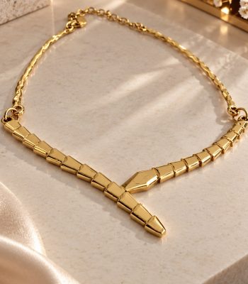 Κολιέ Peebls Golden Serpent Y Choker