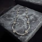Κολιέ Peebls Luminous Arc Crystal Silver