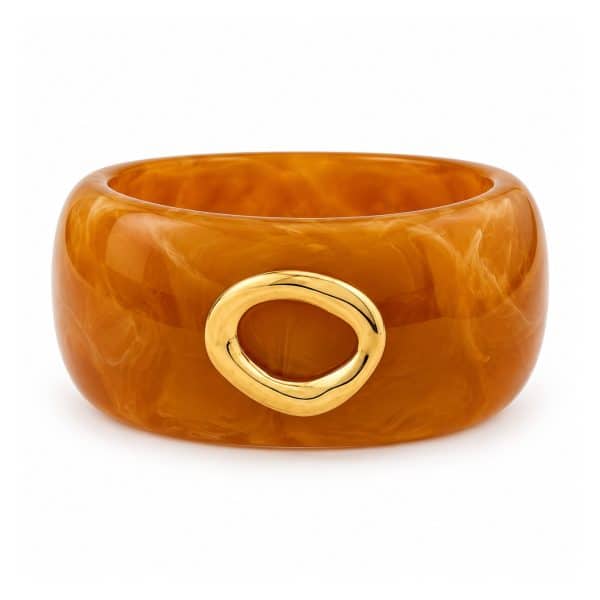 Βραχιόλι Peebls Amber Orbit Statement Bangle