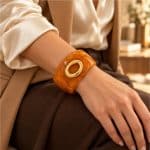 Βραχιόλι Peebls Amber Orbit Statement Bangle