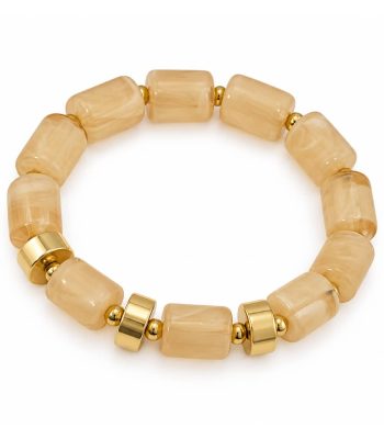 Βραχιόλι Peebls Honey Marble Gold