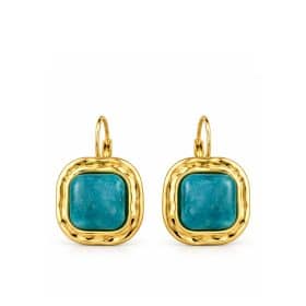 Σκουλαρίκια Peebls Azure Elegance Gold Turquoise