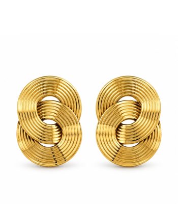 Γυναικεία Σκουλαρίκια Peebls Golden Infinity Gold
