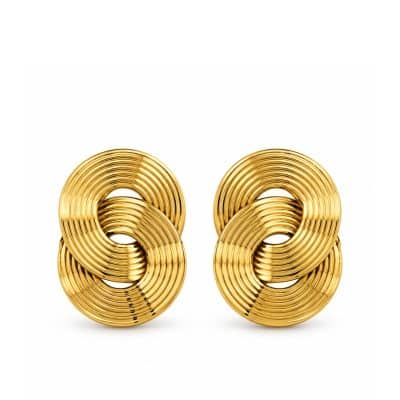 Γυναικεία Σκουλαρίκια Peebls Golden Infinity Gold