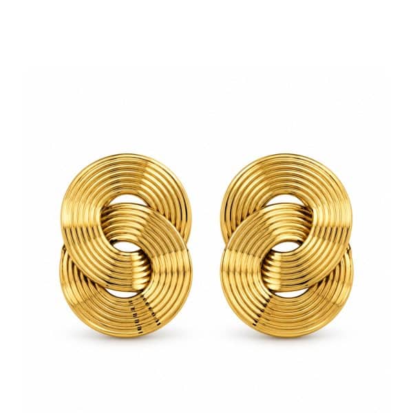 Γυναικεία Σκουλαρίκια Peebls Golden Infinity Gold