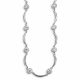 Κολιέ Peebls Luminous Arc Crystal Silver